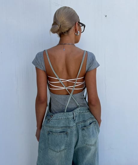 open back top 「show it」#27850