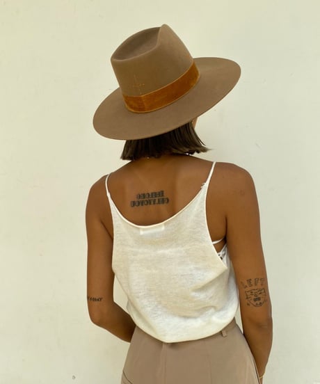 Lack of color"Benson Tri - Brown "hat