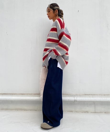 wide straight pt「draping」#0769 (裏起毛)
