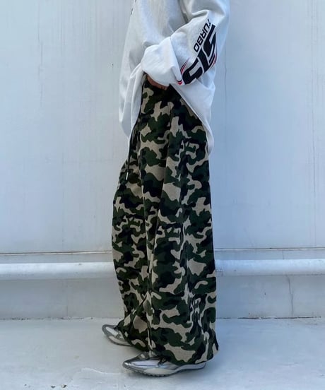 2way barrel pt「camo sweat」#10511（裏起毛）