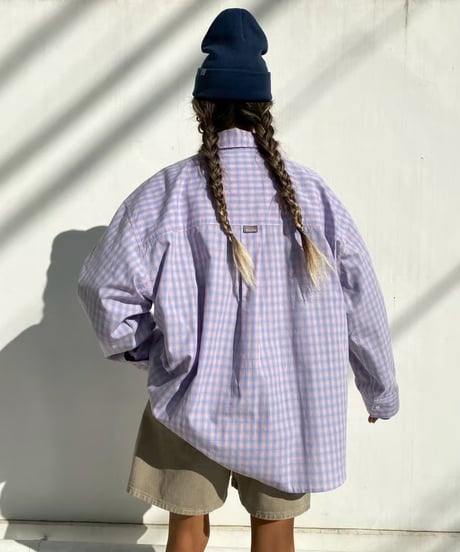 check shirt「bubble gum」#86165601
