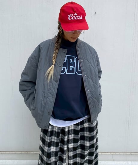 high neck sw「flocky font」#2162859(裏起毛）