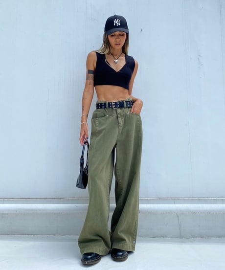 v-neck bustier「cropped」#1013
