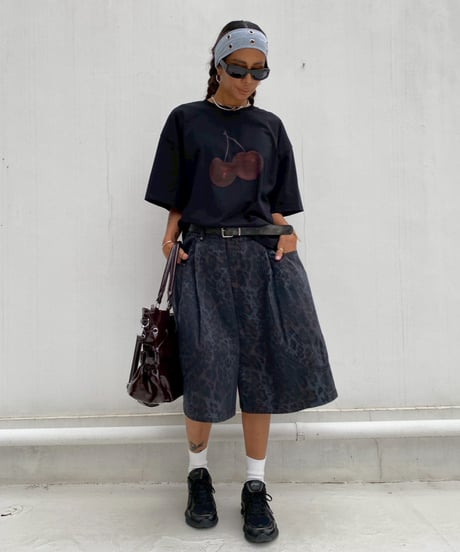 half pt「washed leopard」#6363-264