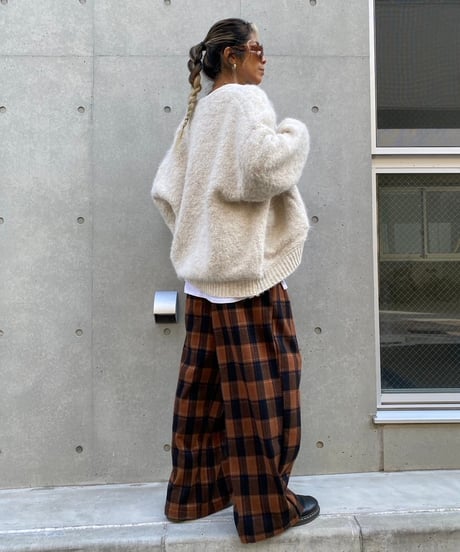 knit cardigan「mix yarn」#8179