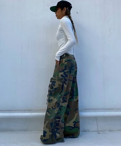 baggy pt「camo pocket」#6352