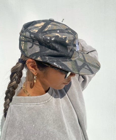 flat top cap「H」#2603-2/2