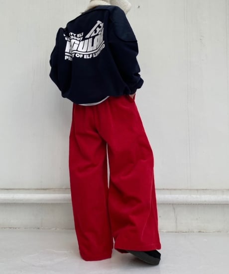 wide leg pt「corduroy」#6878