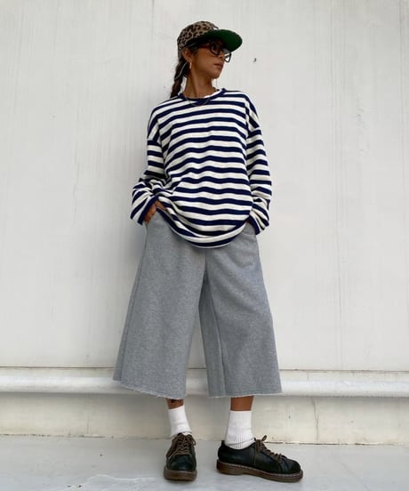 half sw pt「long shorts」#3048510(裏起毛／ベルト付き)