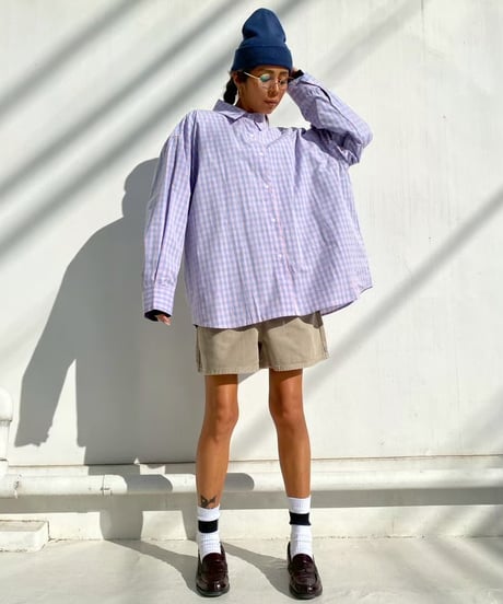 check shirt「bubble gum」#86165601