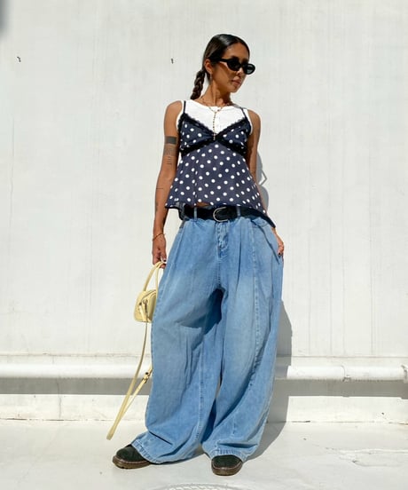 flare cami tops「dot」#00365