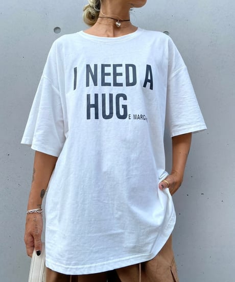 wide tee「HUG」#3271