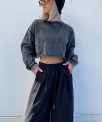 【¥6,300→¥4,800】pigment crop Lon t「faded」#23608