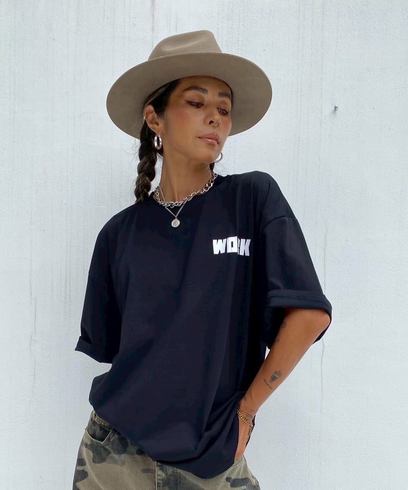 oversized T 「WORK」 #61232 | tablethotel-sūdo