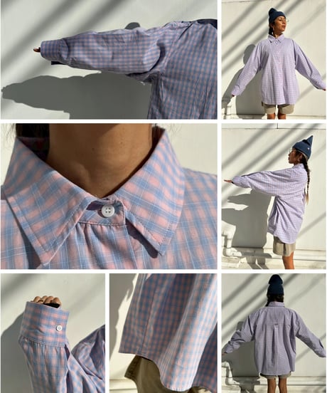 check shirt「bubble gum」#86165601
