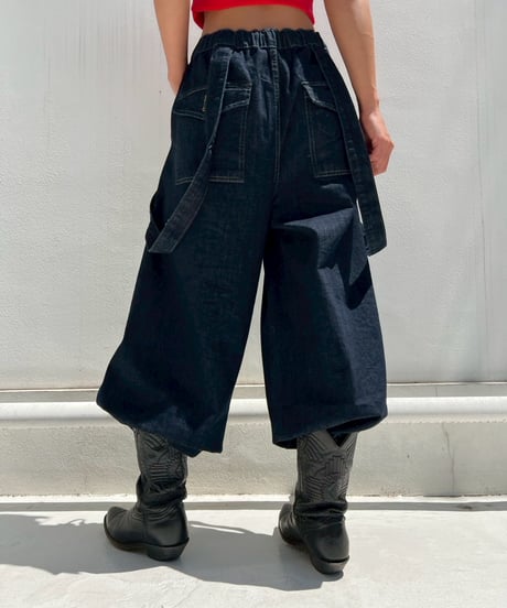 2way denim salopette 「thick」#87711