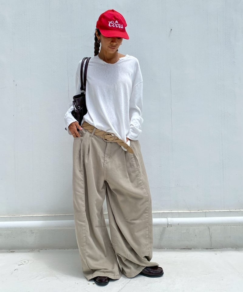 su_do tuck barrel pt 「volume」 #39664 tuck barrel pt「volume」#39664(ベルト付き) | tablethot