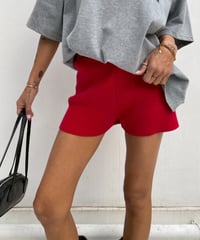 rib shorts「stretch knit」#8805512