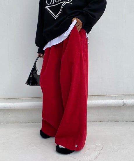 wide leg pt「corduroy」#6878