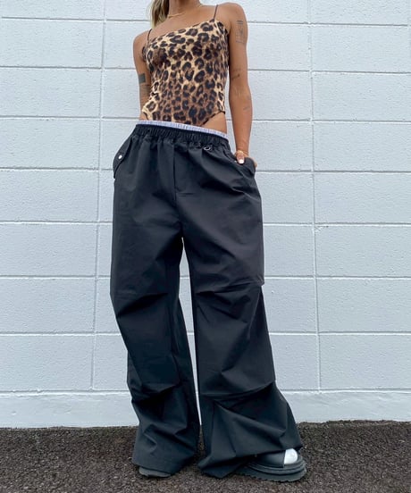 knee tack jogger pt「W stripe」#013