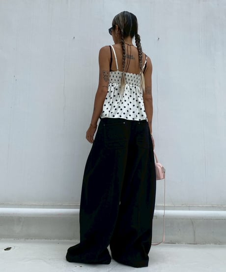 flare cami tops「dot」#00365
