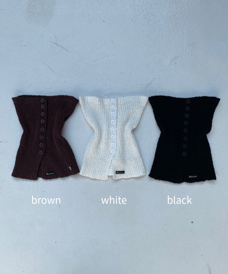 knit bare top「buttons」#6155358