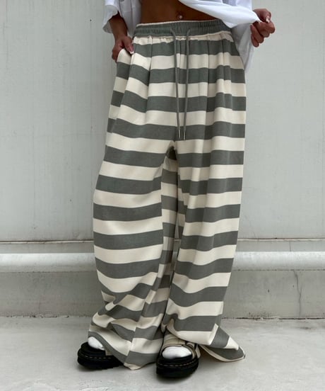 【¥7,300→¥5,800】border wide pt「flare」#6660