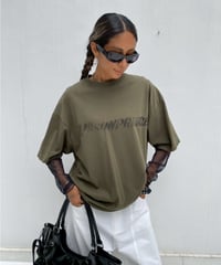 oversized T「glitter」#6969