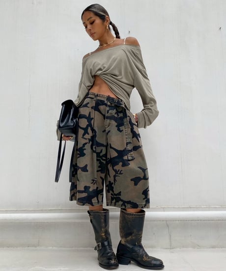 half pt「camo belt」#011511