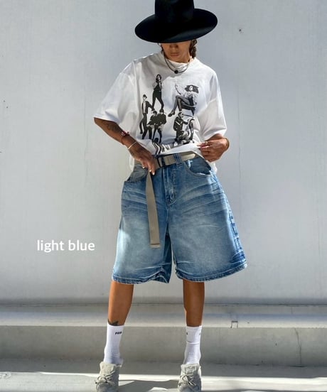 denim half pt「wrinkles」#68823163