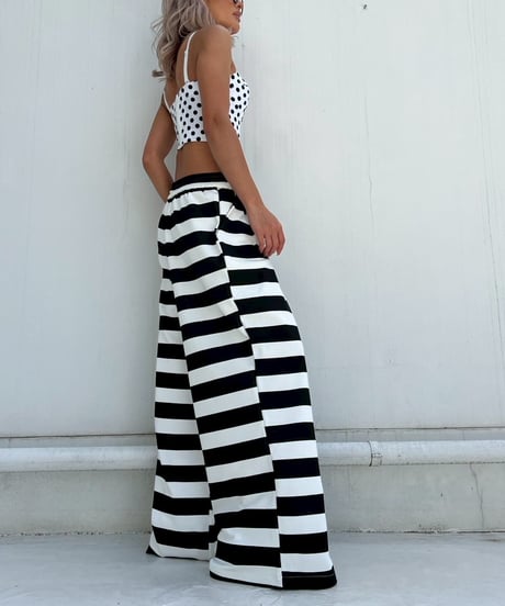 【¥7,300→¥5,800】border wide pt「flare」#6660