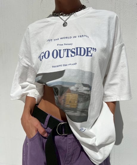 oversized T「GO OUTSIDE」#3606