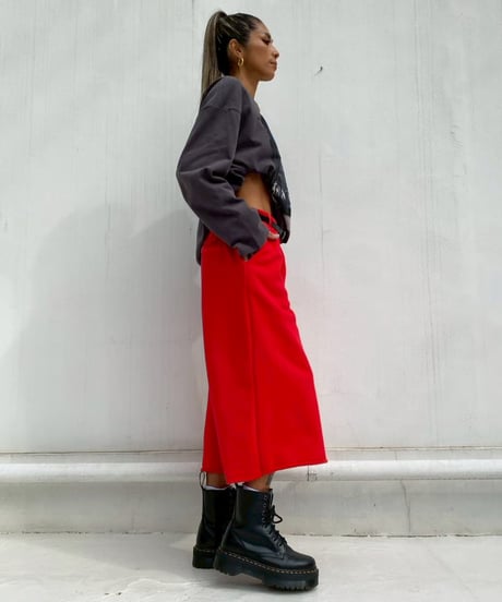 half sw pt「long shorts」#3048510(裏起毛／ベルト付き)