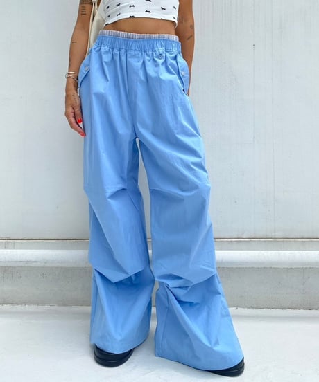 knee tack jogger pt「W stripe」#013