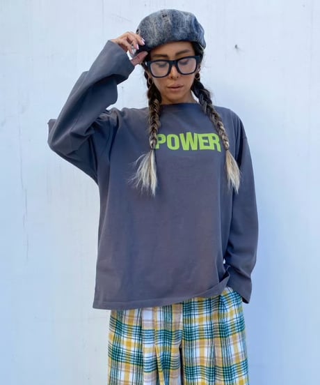【¥6,600→¥6,000】longT「power」#86122601