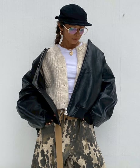 knit cardigan「chunky」#781959