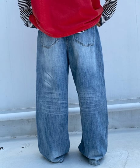 loose curve denim「wash」#2608964