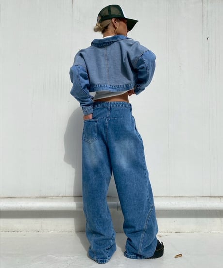 cropped denim jc「Flip」#658