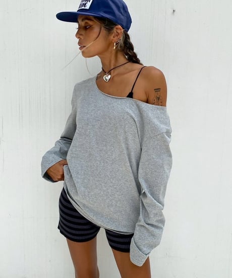 knit short pt「border」#7395