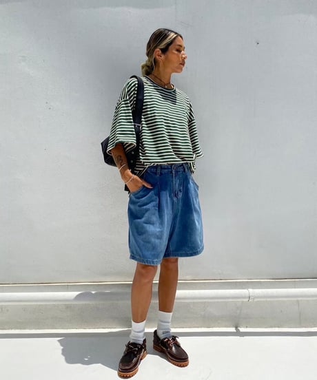 denim half pt「tack」#8580