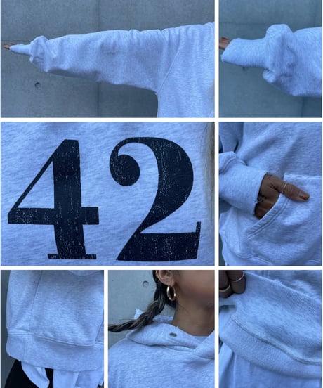 print hoodie「42」#539917512