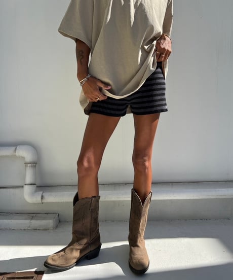 knit short pt「border」#7395