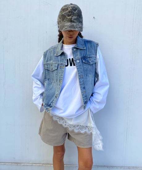 denim vest「classic」#360
