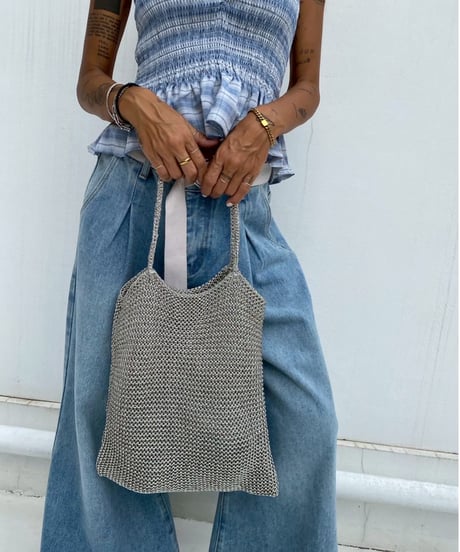 mesh tote bag「beat net」#8842
