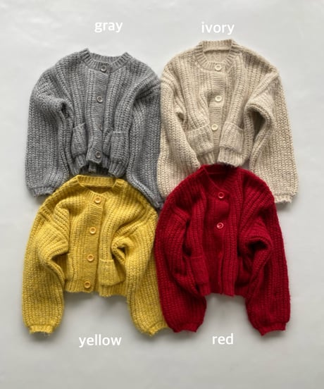 knit cardigan「chunky」#781959
