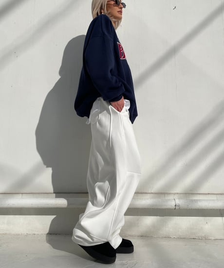 loose sw pt「3D」#6636(裏起毛)