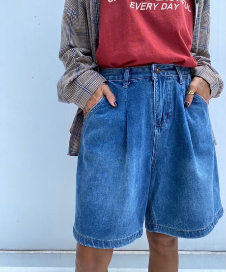 denim half pt「tack」#8580
