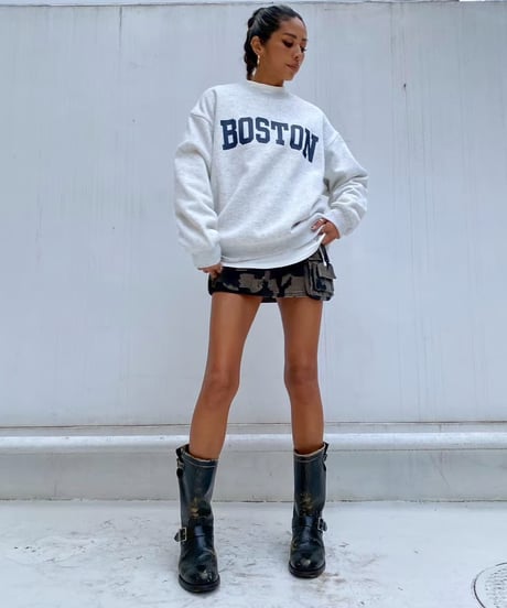 print sw「BOSTON」#3667511（裏起毛）