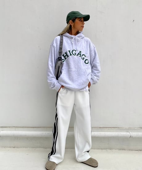 wide hoodie「CHICAGO」#75019