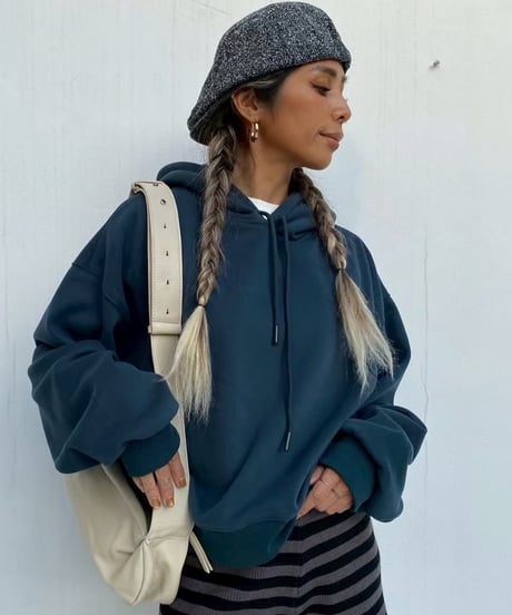 cropped hoodie「basic mood」#3935512（裏起毛）